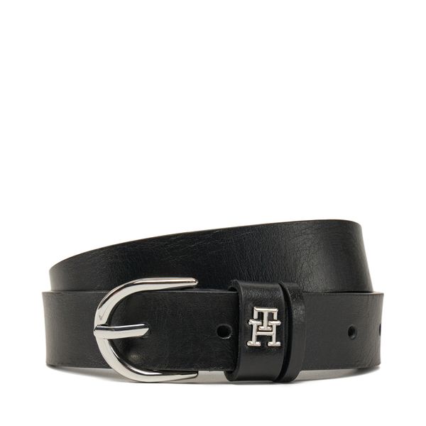 Tommy Hilfiger Дамски колан Tommy Hilfiger Essential Effortless 2.5 Sv AW0AW17279 Черен