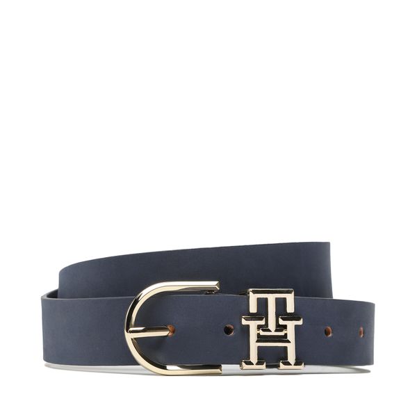 Tommy Hilfiger Дамски колан Tommy Hilfiger Th Lux 3.5 Nubuck AW0AW14795 Тъмносин