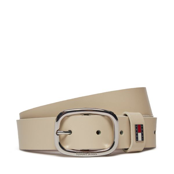 Tommy Jeans Дамски колан Tommy Jeans Tjw Oval 3.0 AW0AW15836 Бежов