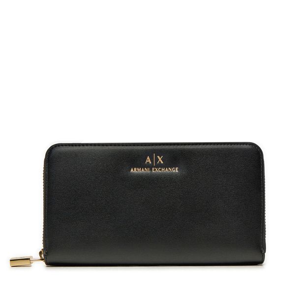 Armani Exchange Дамски портфейл Armani Exchange XW000359 AF12040 UC001 Черен