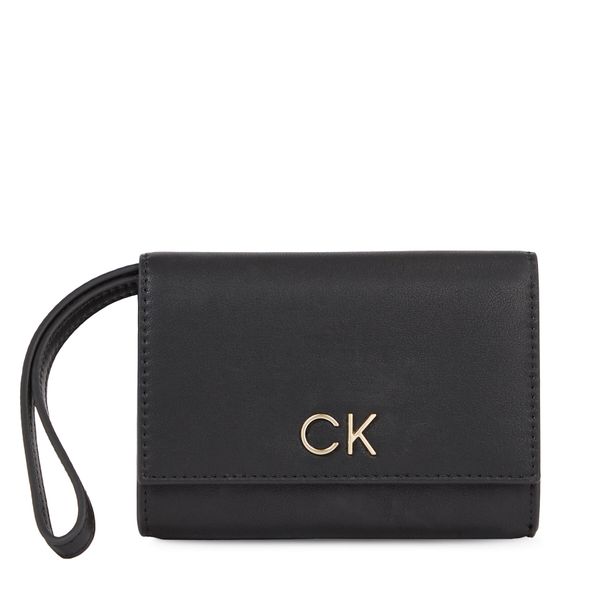 Calvin Klein Дамски портфейл Calvin Klein Re-Lock Bifold & Cardholder Sm K60K611092 Ck Black BAX