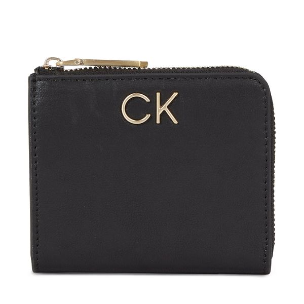 Calvin Klein Дамски портфейл Calvin Klein Re-Lock Za Wallet Sm K60K611097 Ck Black BAX