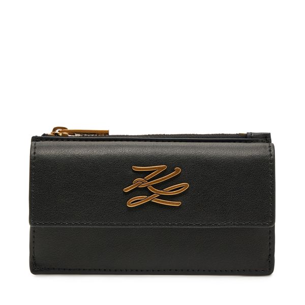 KARL LAGERFELD Дамски портфейл KARL LAGERFELD A1W32058 Черен