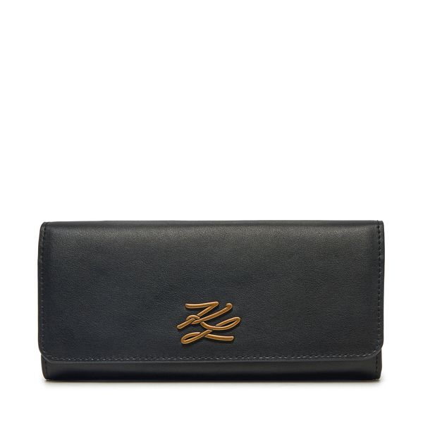 KARL LAGERFELD Дамски портфейл KARL LAGERFELD A1W32111 Черен