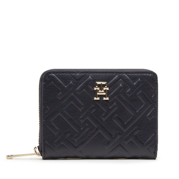 Tommy Hilfiger Дамски портфейл Tommy Hilfiger Iconic Tommy Med Za Mono AW0AW14342 Тъмносин