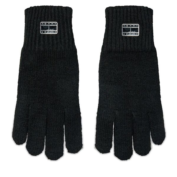 Tommy Jeans Дамски ръкавици Tommy Jeans Tjw Cosy Knit Gloves AW0AW15481 Black BDS