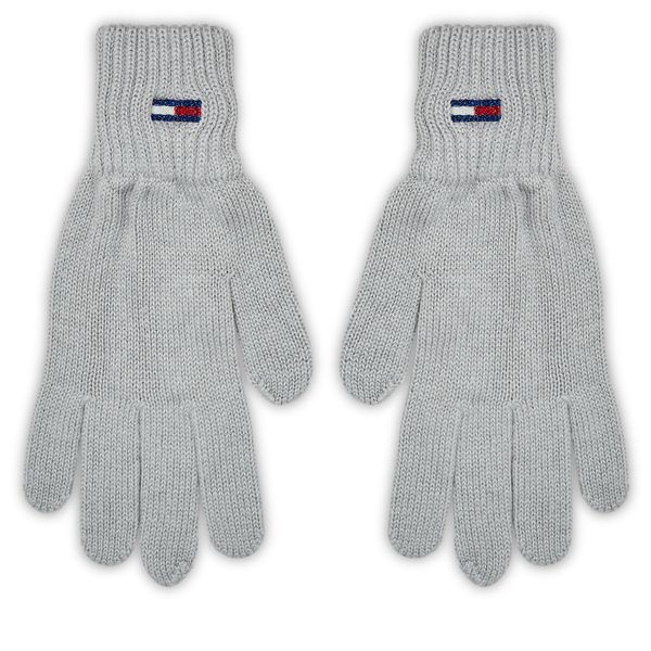 Tommy Jeans Дамски ръкавици Tommy Jeans Tjw Flag Gloves AW0AW15480 Silver Grey P03
