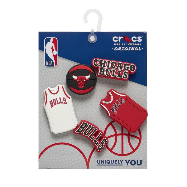 Crocs Декорация за обувки Crocs Jibbitz Nba Chicago Bulls 5pck 10011280 Цветен