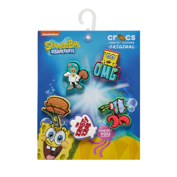 Crocs Декорация за обувки Crocs Jibbitz Spongebob 5pck 10010012 Цветен