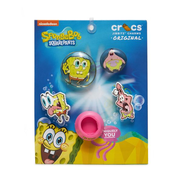 Crocs Декорация за обувки Crocs Jibbitz Spongebob Bubble 5 Pck Цветен