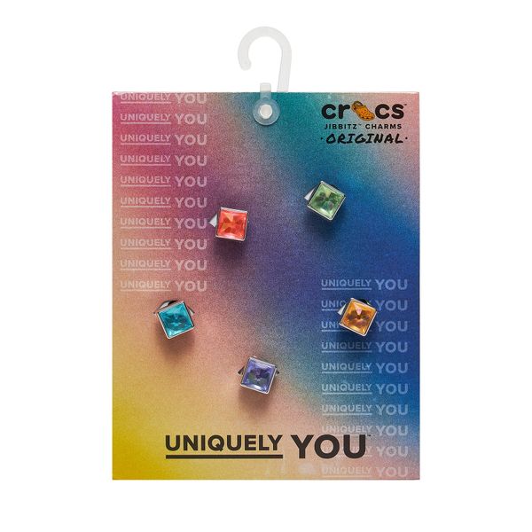 Crocs Декорация за обувки Crocs Jibbitz Triangle Gem 5 Pack Цветен