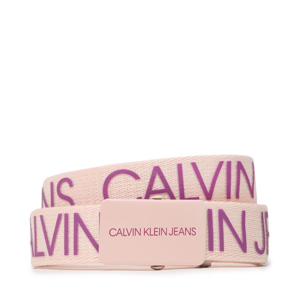 Calvin Klein Jeans Детски колан Calvin Klein Jeans Canvas Logo Belt IU0IU00125 TCE