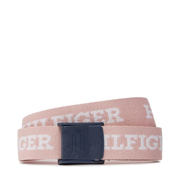 Tommy Hilfiger Детски колан Tommy Hilfiger Webbing Belt AU0AU01854 Whimsy Pink TJQ