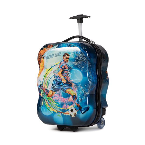 Semi Line Детски куфар Semi Line T5463-7 Син