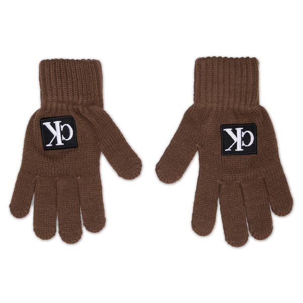 Calvin Klein Jeans Детски ръкавици Calvin Klein Jeans Monogram IU0IU00363 Milk Chocolate BRW