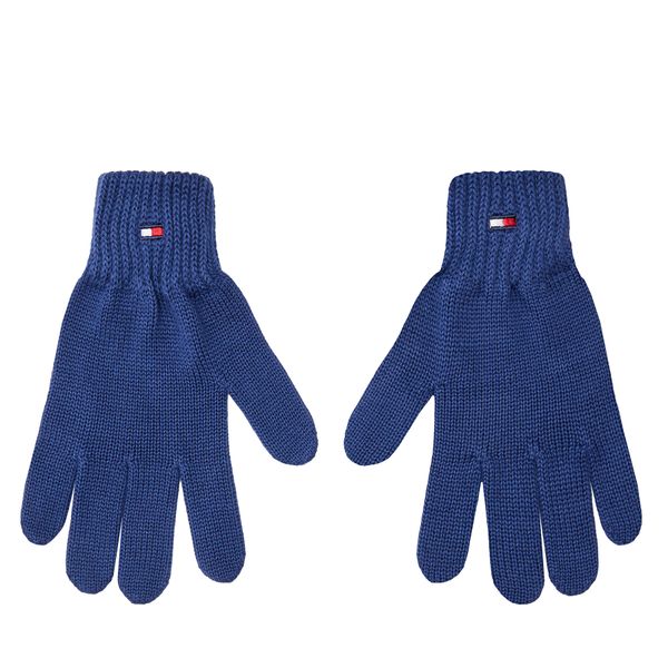 Tommy Hilfiger Детски ръкавици Tommy Hilfiger Small Flag AU0AU01657 Син