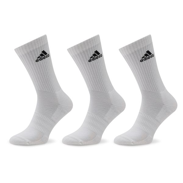 adidas Дълги чорапи unisex adidas Cushioned Crew Socks 3 Pairs HT3446 Бял