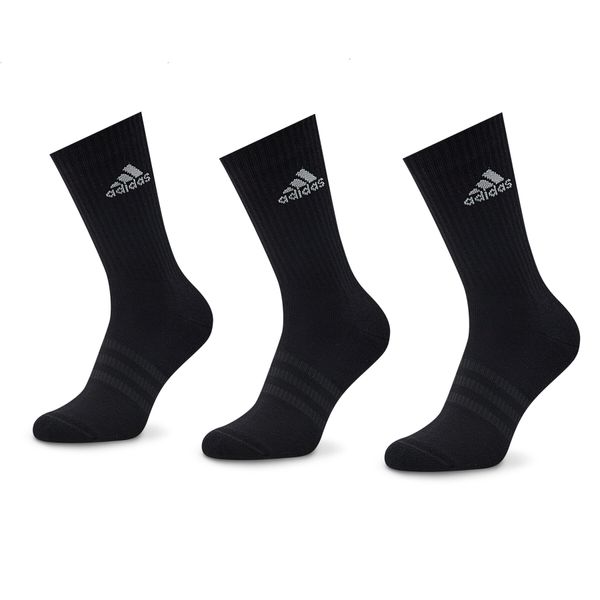 adidas Дълги чорапи unisex adidas Cushioned Crew Socks 3 Pairs IC1310 Черен