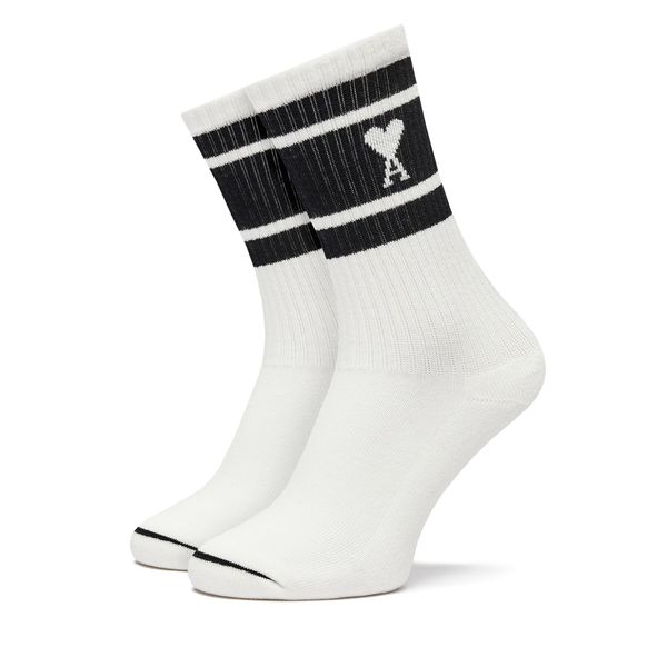 AMI PARIS Дълги чорапи unisex AMI PARIS USC001.AW0015 Бял