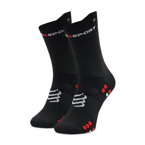 Compressport Дълги чорапи unisex Compressport Pro Racing Socks V4.0 Run High XU00046B_906 Черен