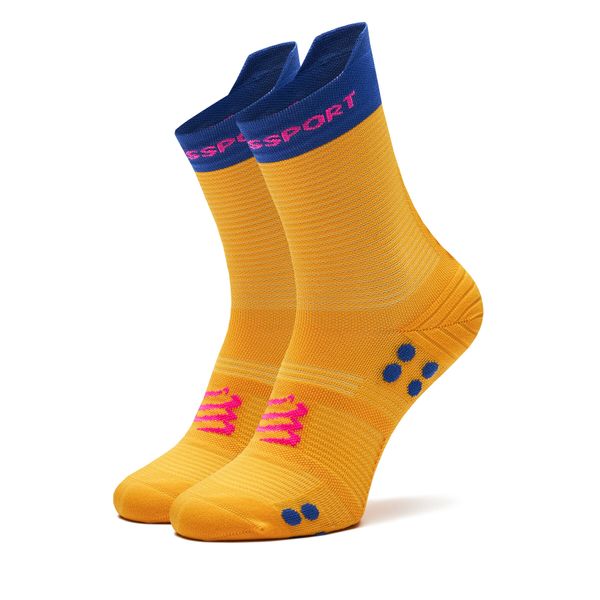 Compressport Дълги чорапи unisex Compressport Pro Racing V4.0 Run High XU00046B Жълт