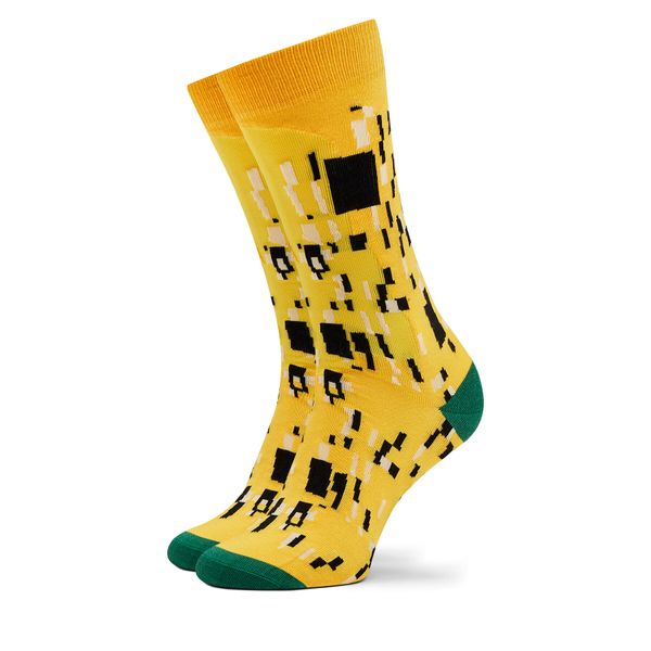 Curator Socks Дълги чорапи unisex Curator Socks Kiss Жълт