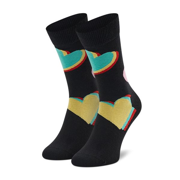 Happy Socks Дълги чорапи unisex Happy Socks MYV01-9350 Черен