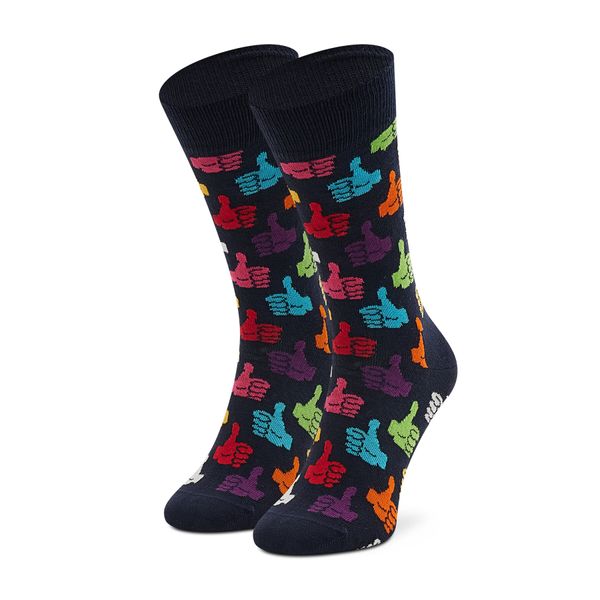 Happy Socks Дълги чорапи unisex Happy Socks THU01-6550 Тъмносин