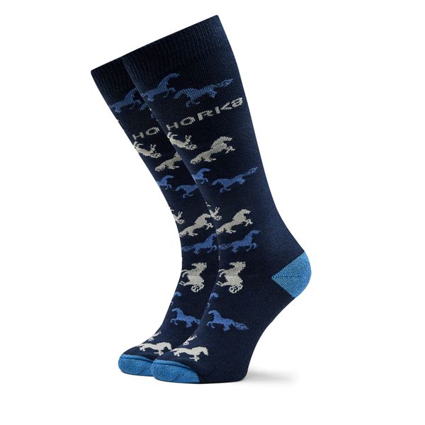 Horka Дълги чорапи unisex Horka Riding Shoks 145450 Тъмносин