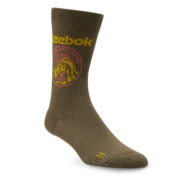 Reebok Дълги чорапи unisex Reebok Classics Camping Socks HD9946 army green