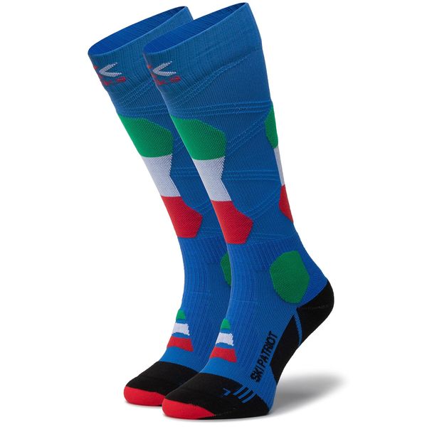 X-Socks Дълги чорапи unisex X-Socks Ski Patriot Italy 4.0 XSSS45W19U Син