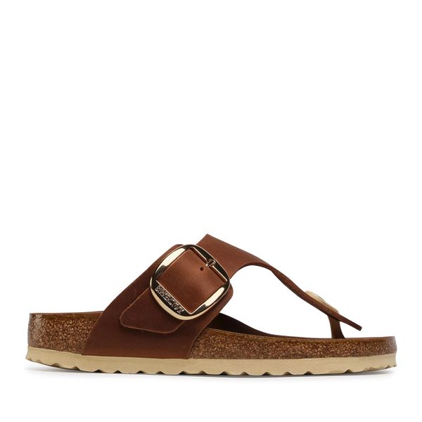 Birkenstock Джапанки Birkenstock Gizeh Big Buckle 1018785 Кафяв