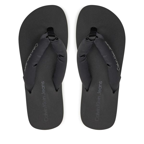 Calvin Klein Jeans Джапанки Calvin Klein Jeans Beach Sandal Flatform Padded Ny YW0YW01400 Черен