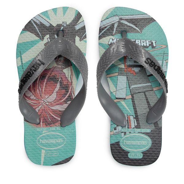 Havaianas Джапанки Havaianas MINECRAFT 41451250031 Сив