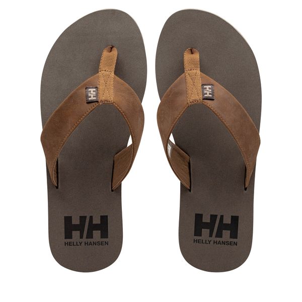 Helly Hansen Джапанки Helly Hansen Seasand 2 Leather Sandals 11955 Кафяв