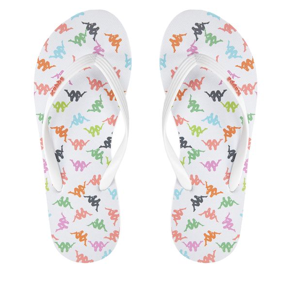 Kappa Джапанки Kappa 351C22W White - Pink Coral - Pink Fuchsia Цветен