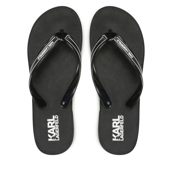 KARL LAGERFELD Джапанки KARL LAGERFELD KL71008S Черен