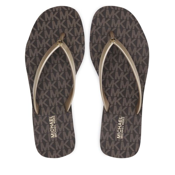MICHAEL Michael Kors Джапанки MICHAEL Michael Kors Jinx Flip Flop 40S1JIFA1Q Златист