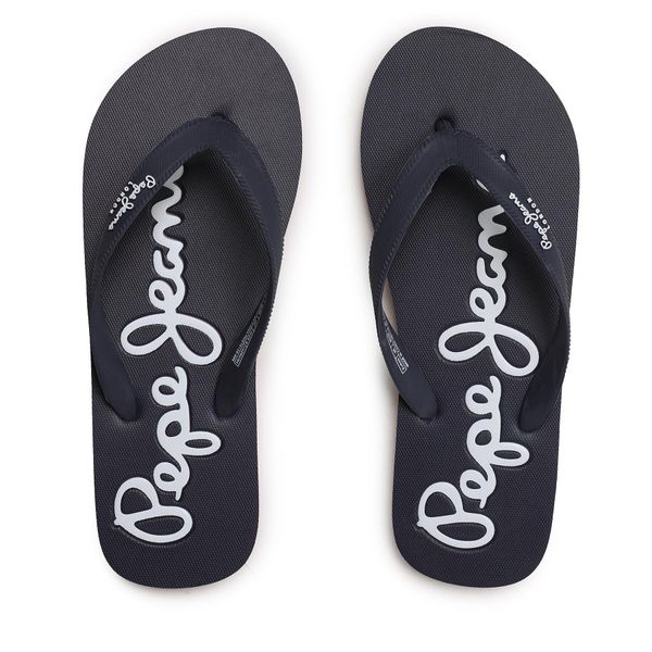 Pepe Jeans Джапанки Pepe Jeans Bay Beach Basic M PMS70128 Тъмносин