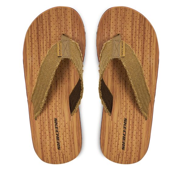 Skechers Джапанки Skechers Tantric-Fritz 205098/CML Кафяв