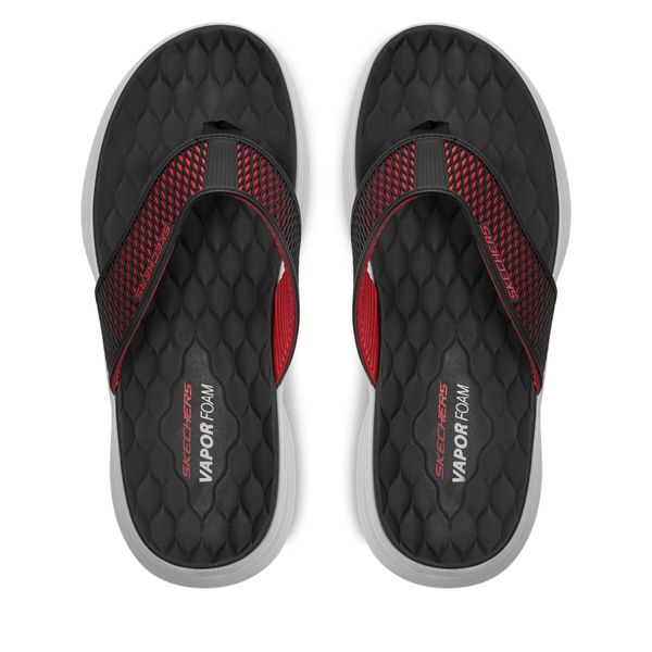 Skechers Джапанки Skechers Vapor Foam Sandal 232894/BKRD Черен