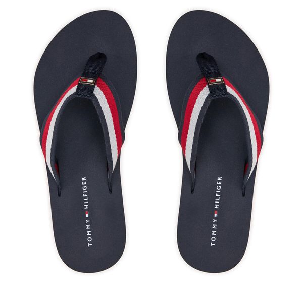 Tommy Hilfiger Джапанки Tommy Hilfiger Corporate Beach Sandal FW0FW07986 Цветен