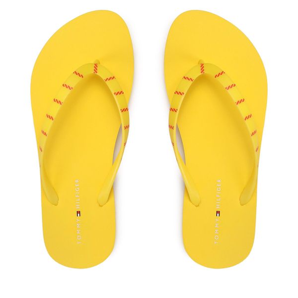 Tommy Hilfiger Джапанки Tommy Hilfiger Essential Beach Sandal FW0FW07141 Жълт
