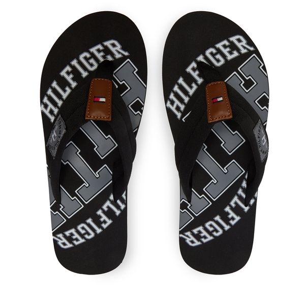 Tommy Hilfiger Джапанки Tommy Hilfiger Essential Th Beach Sandal FM0FM01369 Черен