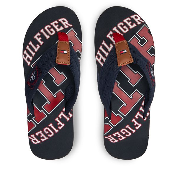 Tommy Hilfiger Джапанки Tommy Hilfiger Essential Th Beach Sandal FM0FM01369 Тъмносин