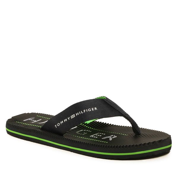 Tommy Hilfiger Джапанки Tommy Hilfiger Massage Footbed Beach Sandal FM0FM04474 Тъмносин