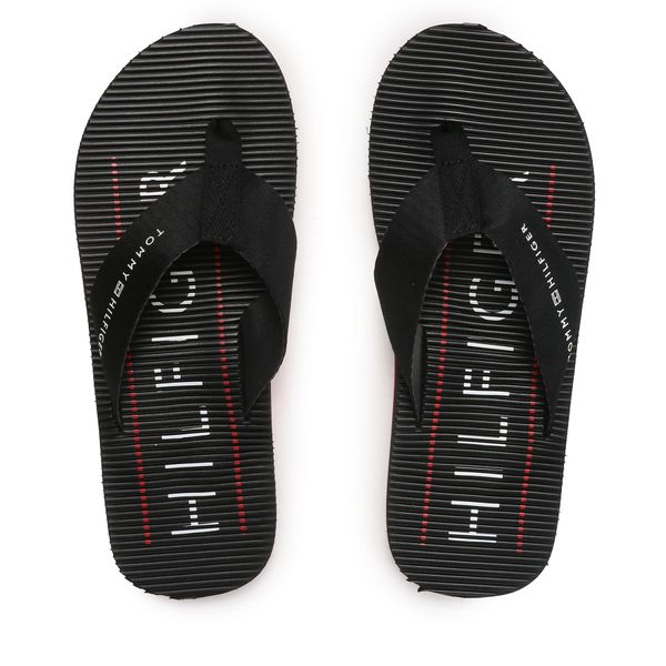 Tommy Hilfiger Джапанки Tommy Hilfiger Massage Footbed FM0FM04474 Черен
