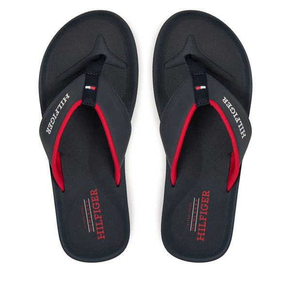 Tommy Hilfiger Джапанки Tommy Hilfiger Padded Comfort Hilfiger B Sandal FM0FM05440 Тъмносин