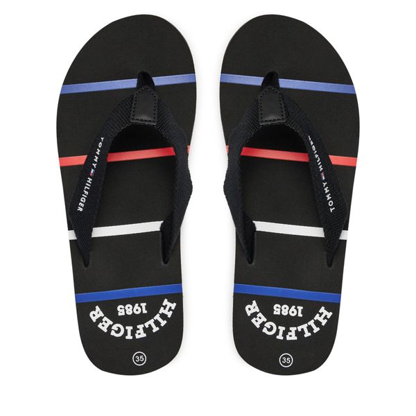 Tommy Hilfiger Джапанки Tommy Hilfiger T3B8-33447-0058 S Черен