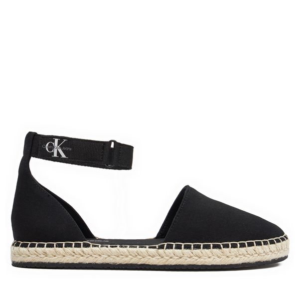 Calvin Klein Jeans Еспадрили Calvin Klein Jeans Ankle Espadrille Btw YW0YW01027 Черен